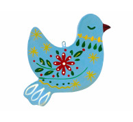 Pakabinama dekoracija melsvas paukštelis